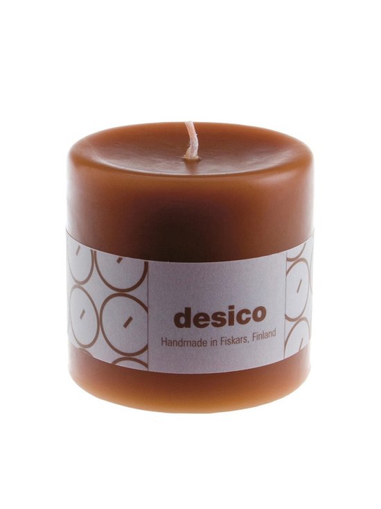 Desico pöytäkynttilä 7 cm keskiruskea