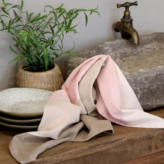 Chic Antique keittiöpyyhe, rose & latte