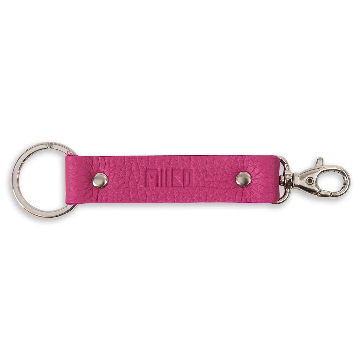 Miiko nahkainen avaimenperä pinkki