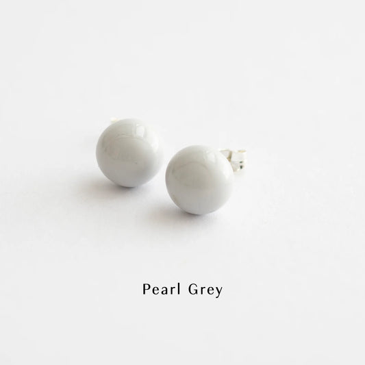 Lillan Helsinki Pompom korvakoru, Pearl Grey helmenharmaa