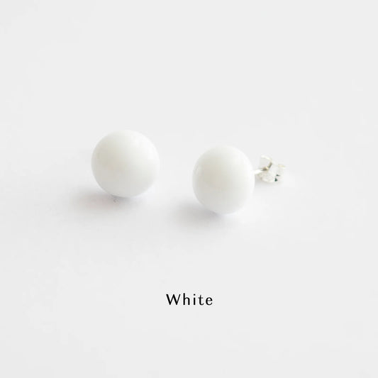 Lillan Helsinki Pompom korvakoru, White valkoinen