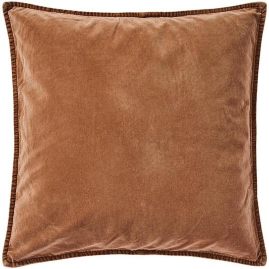 Ib Laursen samettityynynpäällinen 52x52cm Camel