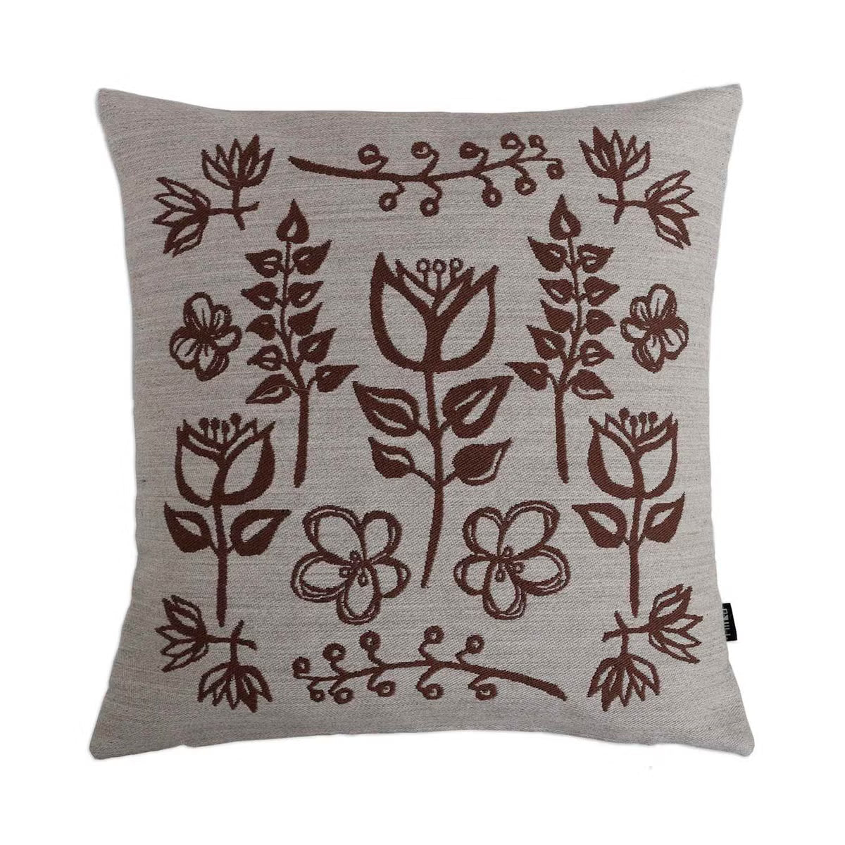 Miiko Taikapuutarha tyynynpäällinen 44x44 cm ruskea kuvio