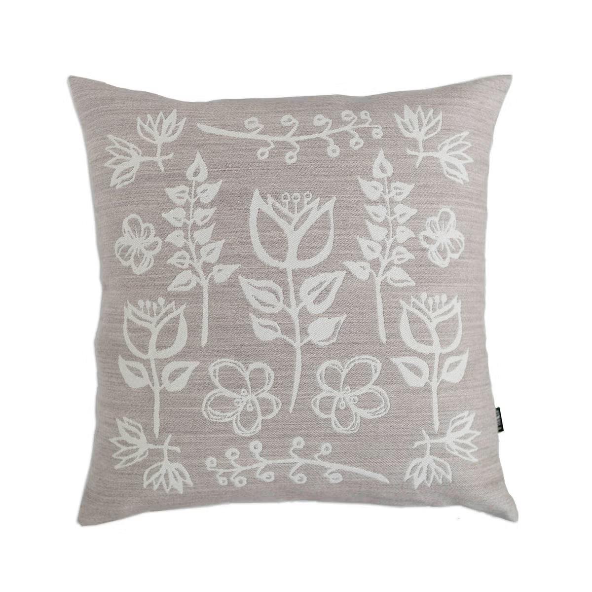 Miiko Taikapuutarha tyynynpäällinen 44x44 cm valkoinen kuvio