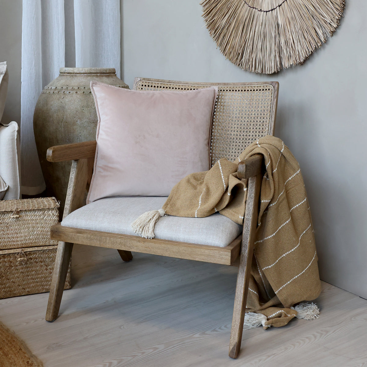 Chic Antique tyynynpäällinen Aix Dusty Rose 50x50 cm