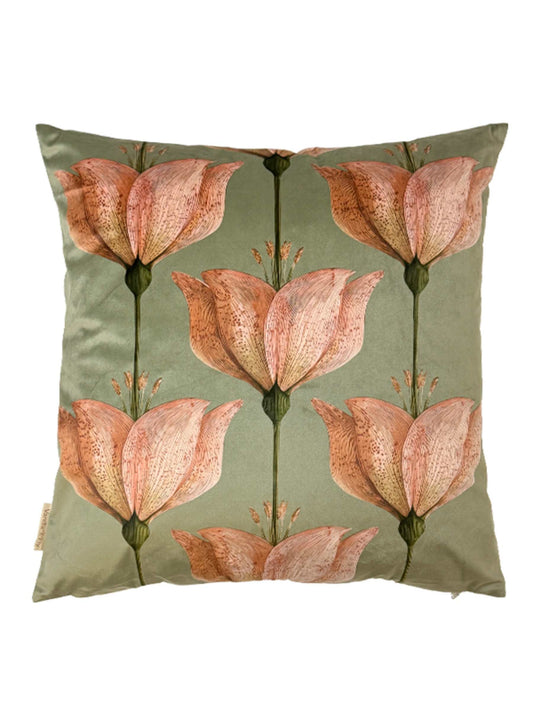TULOSSA! Vanillafly tyynynpäällinen Rustic Petals sametii 50x50 cm