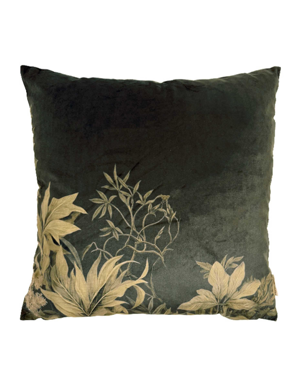 VanillaFly tyynynpäällinen Floral Leopard sametti 50x50 cm