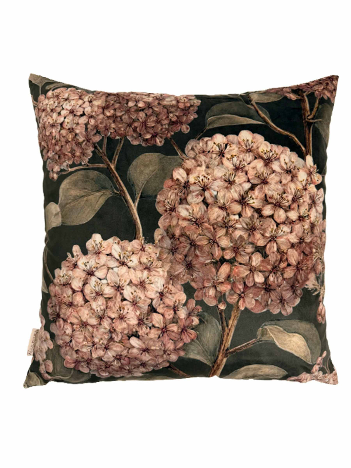 VanillaFly tyynynpäällinen Hydrangea Belle sametti 50x50 cm