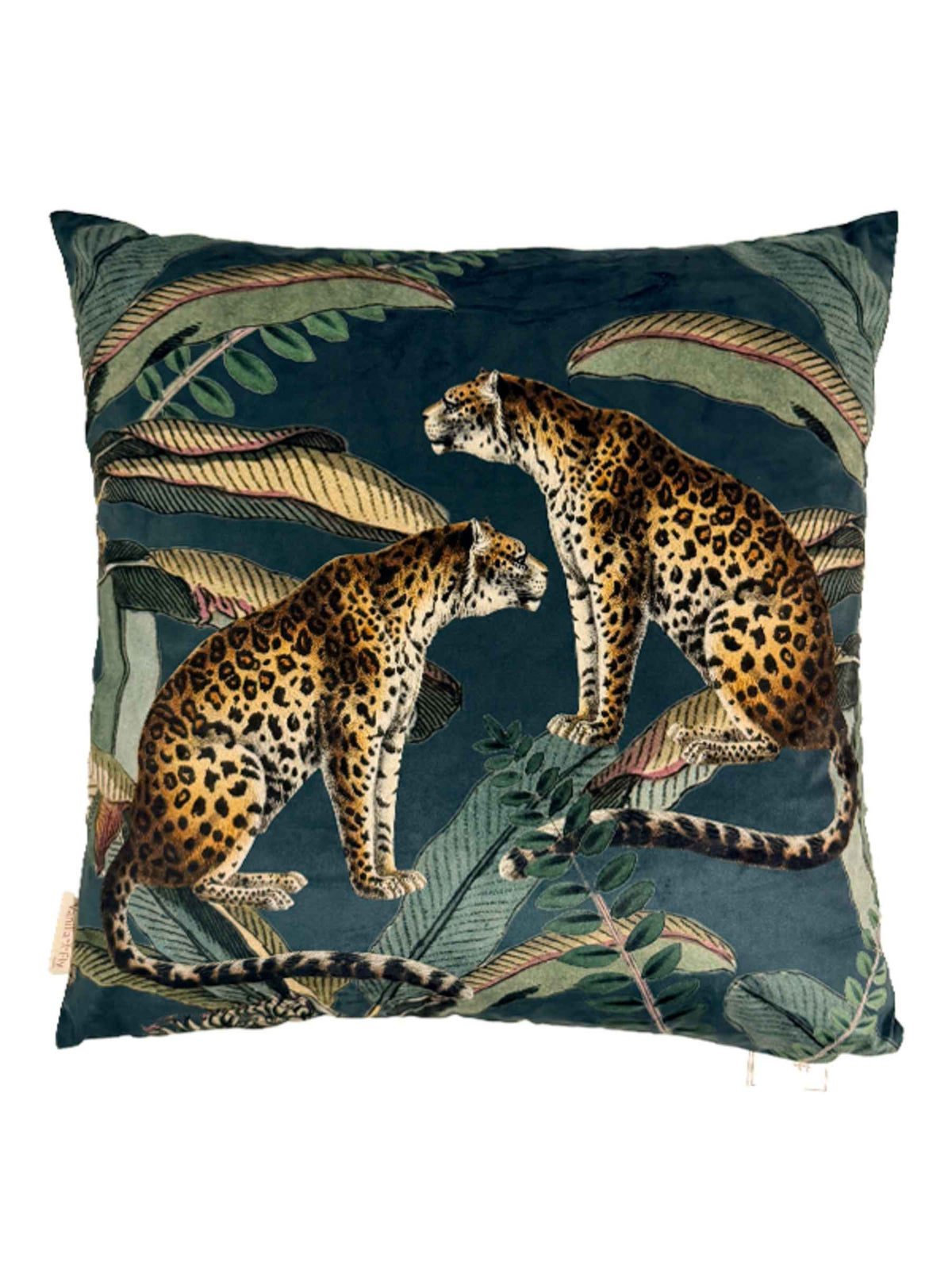 TULOSSA! VanillaFly tyynynpäällinen Jardin Leopard sametti 50x50 cm
